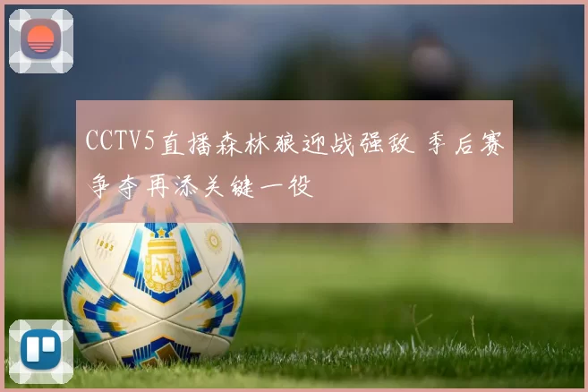 CCTV5直播森林狼迎战强敌 季后赛争夺再添关键一役