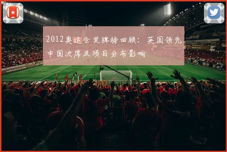 2012奥运会奖牌榜回顾：英国领先中国次席及项目分布影响
